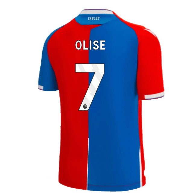 2023-2024 Crystal Palace Home Shirt (OLISE 7)-SoccerKits Hub | Buy Soccer Jerseys Online